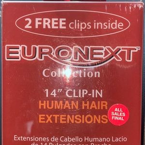 Euronext collection 14” clip-in hair extensions